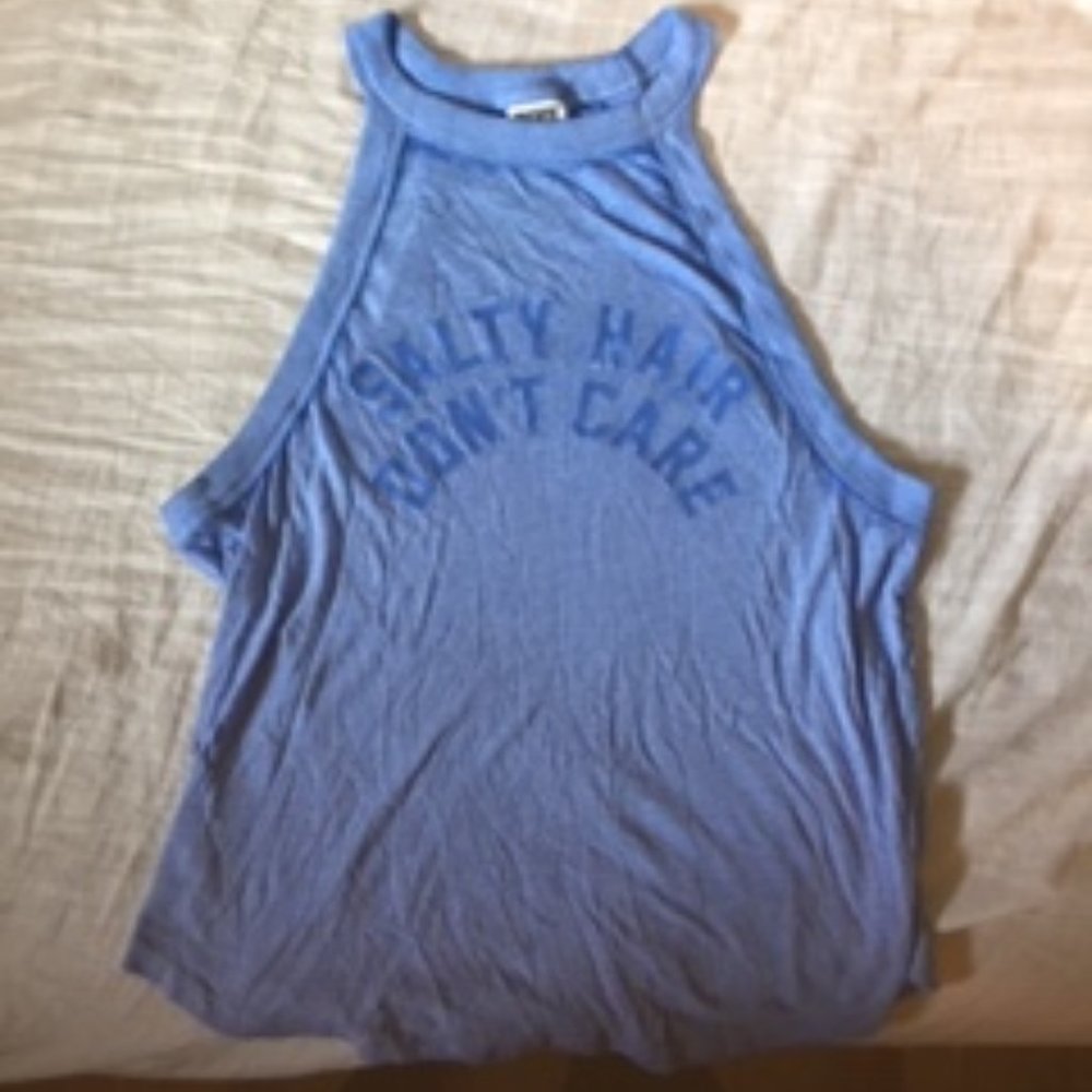 2/$20✨PINK "Salty Hair Don't Care" tank top